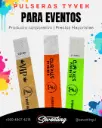 Pulseras Tyveck para Eventos 100 unds