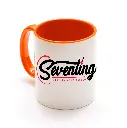 Taza borde color 11 oz con caja de regalo