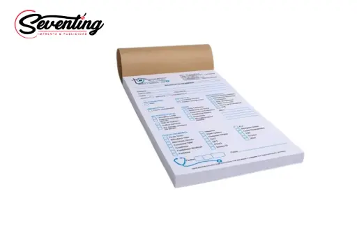 Talonarios cuarto de carta