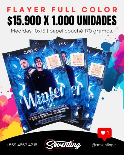 Flyers 10x15cm - 1.000 unidades