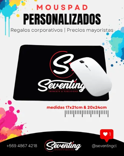 Mous Pad personalizado 17x21x0,3 cm.